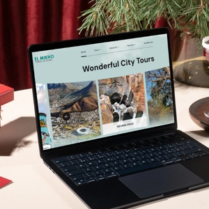 Custom tourism website development for El Mikho Travel and Tours.